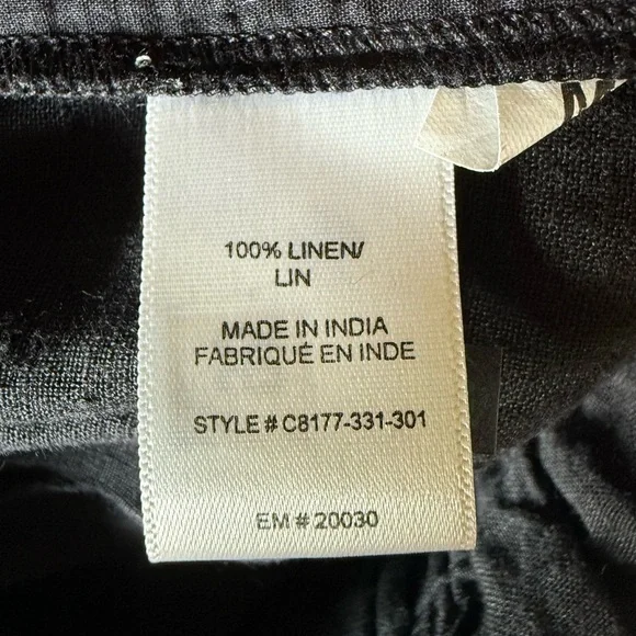 CLOTH & STONE 100% Linen Boho Lagenlook Minimalist Lightweight Casual Jumpsuit M - Picture 9 of 9